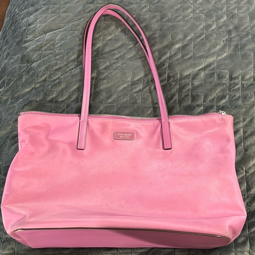 Kate Spade Nylon Pink Kitt Tote